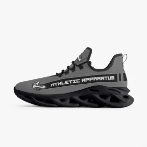 ATHLETIC APPARATUS V1 BOUNCE MESH KNIT SNEAKERS - GREY
