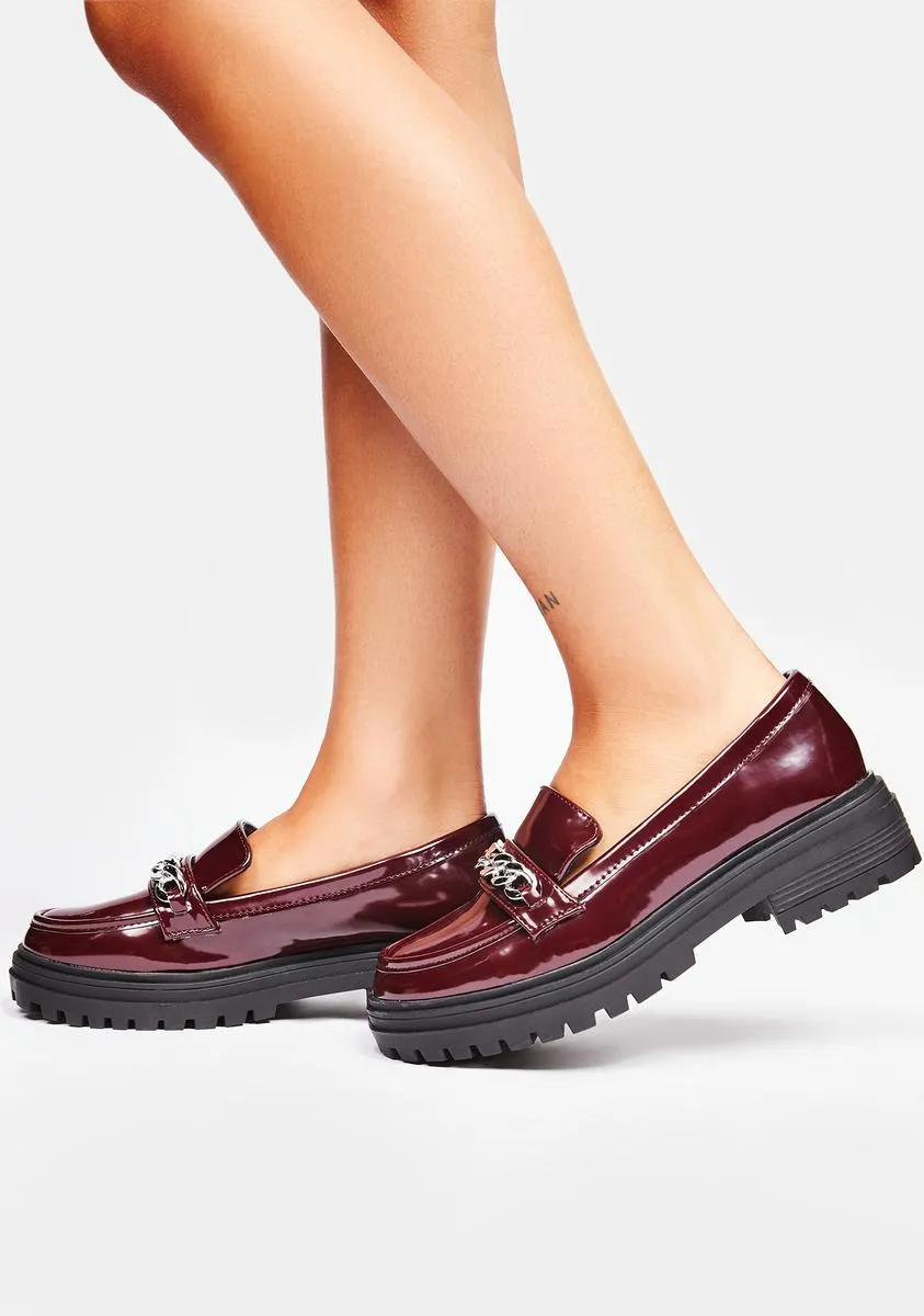 Chained In Time Platform Oxfords