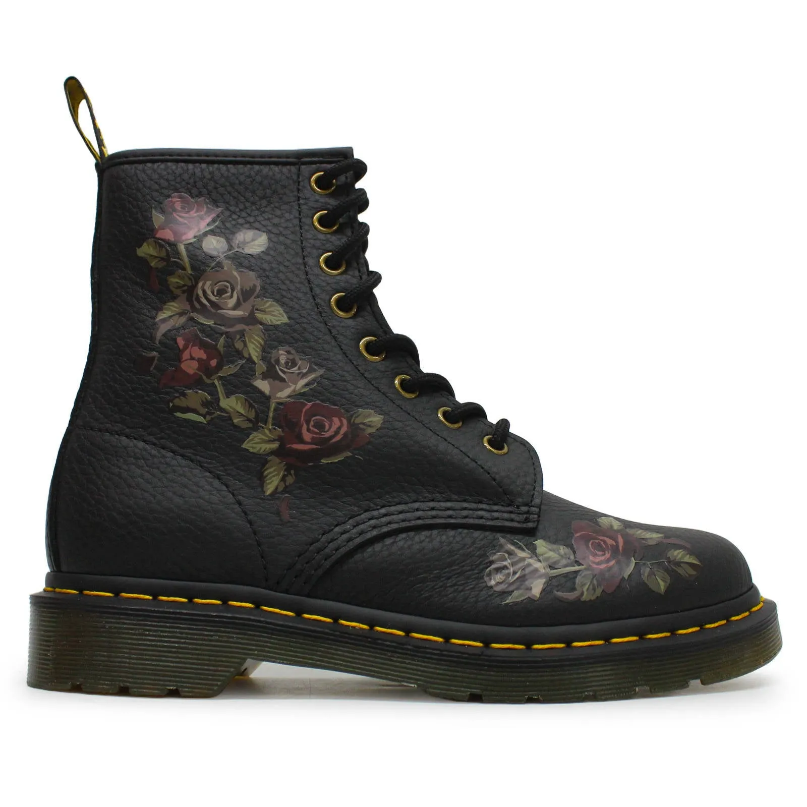 Dr. Martens 1460 Decayed Roses Tumbled Nappa Leather Women's Ankle Boots
