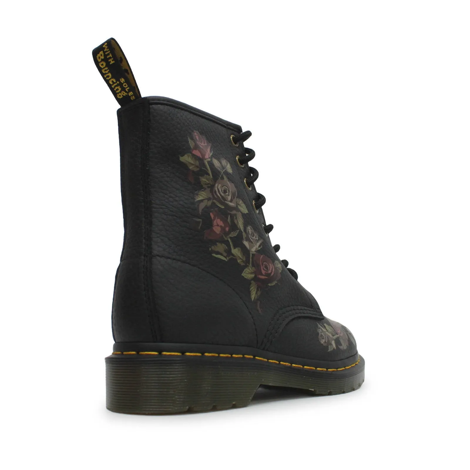 Dr. Martens 1460 Decayed Roses Tumbled Nappa Leather Women's Ankle Boots