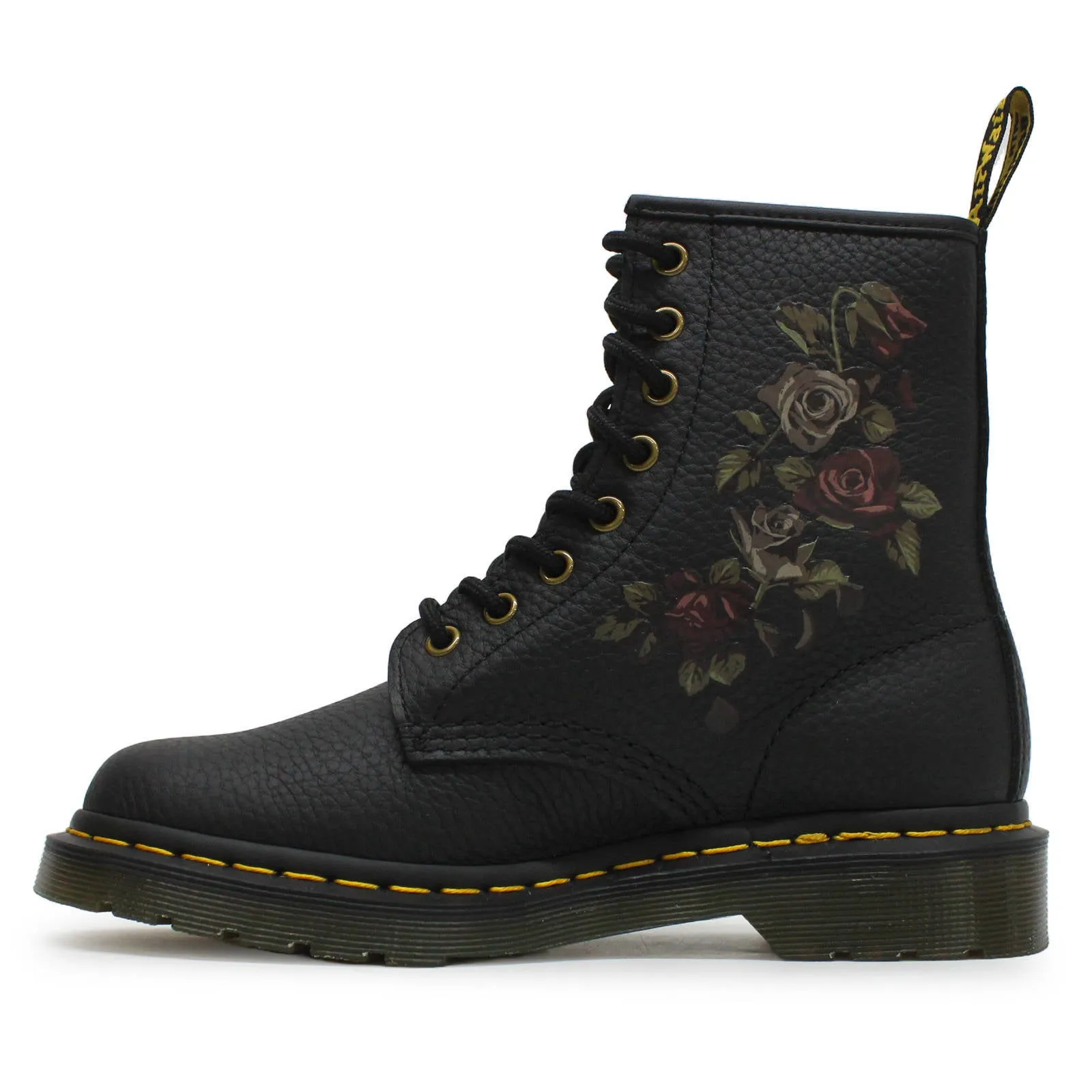 Dr. Martens 1460 Decayed Roses Tumbled Nappa Leather Women's Ankle Boots