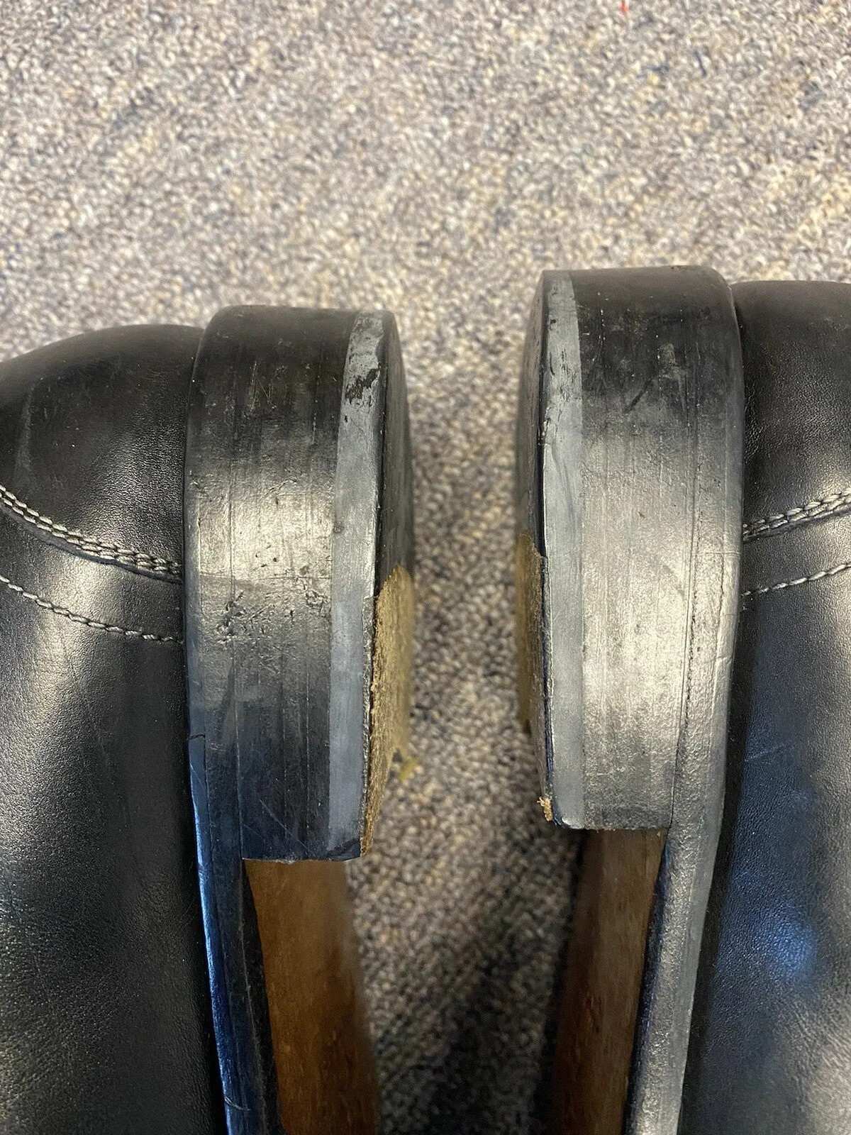 Gino Rossi Black Men Size 44 EUR 11M US Loafer Leather Dress Shoes