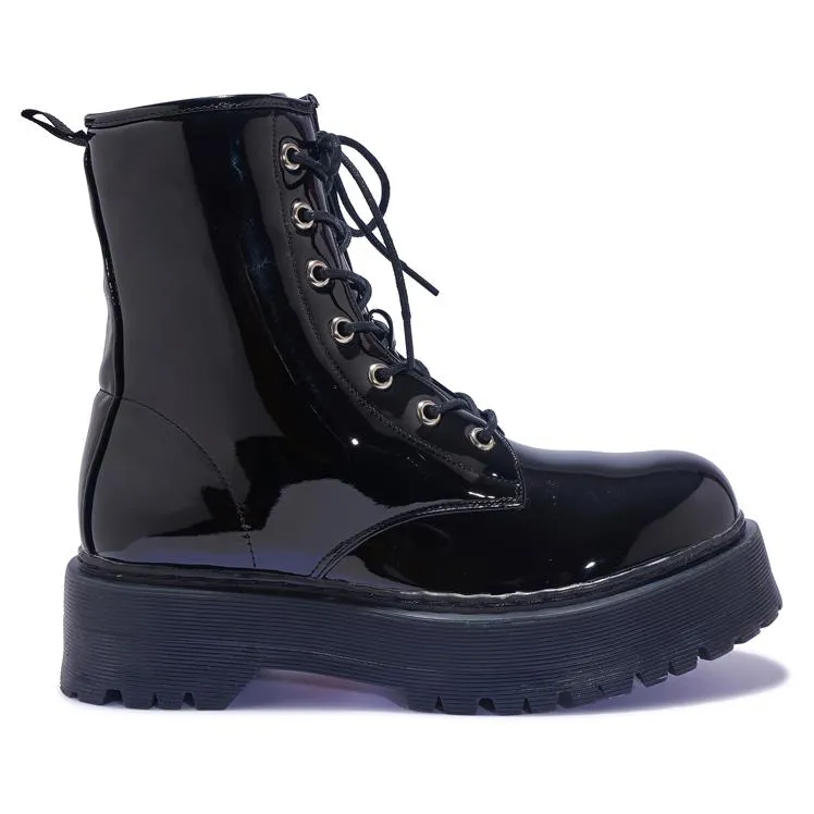 LUK1 CHUNKY LACE UP BOOT