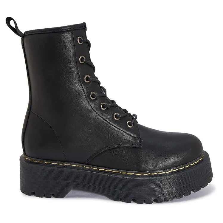LUK1 CHUNKY LACE UP BOOT