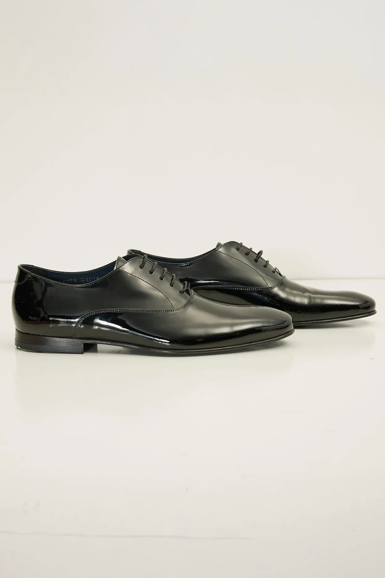 Patent Leather Oxfords - Black