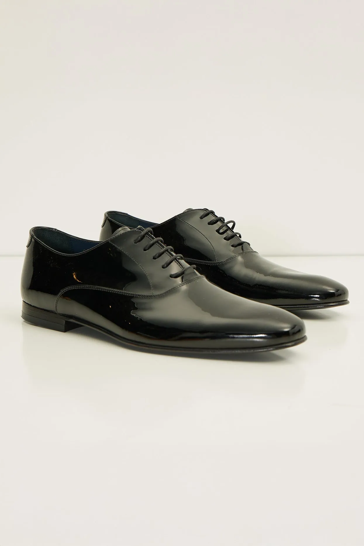 Patent Leather Oxfords - Black