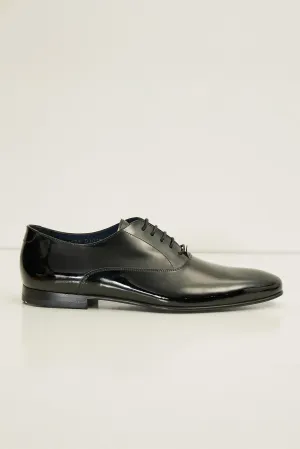 Patent Leather Oxfords - Black