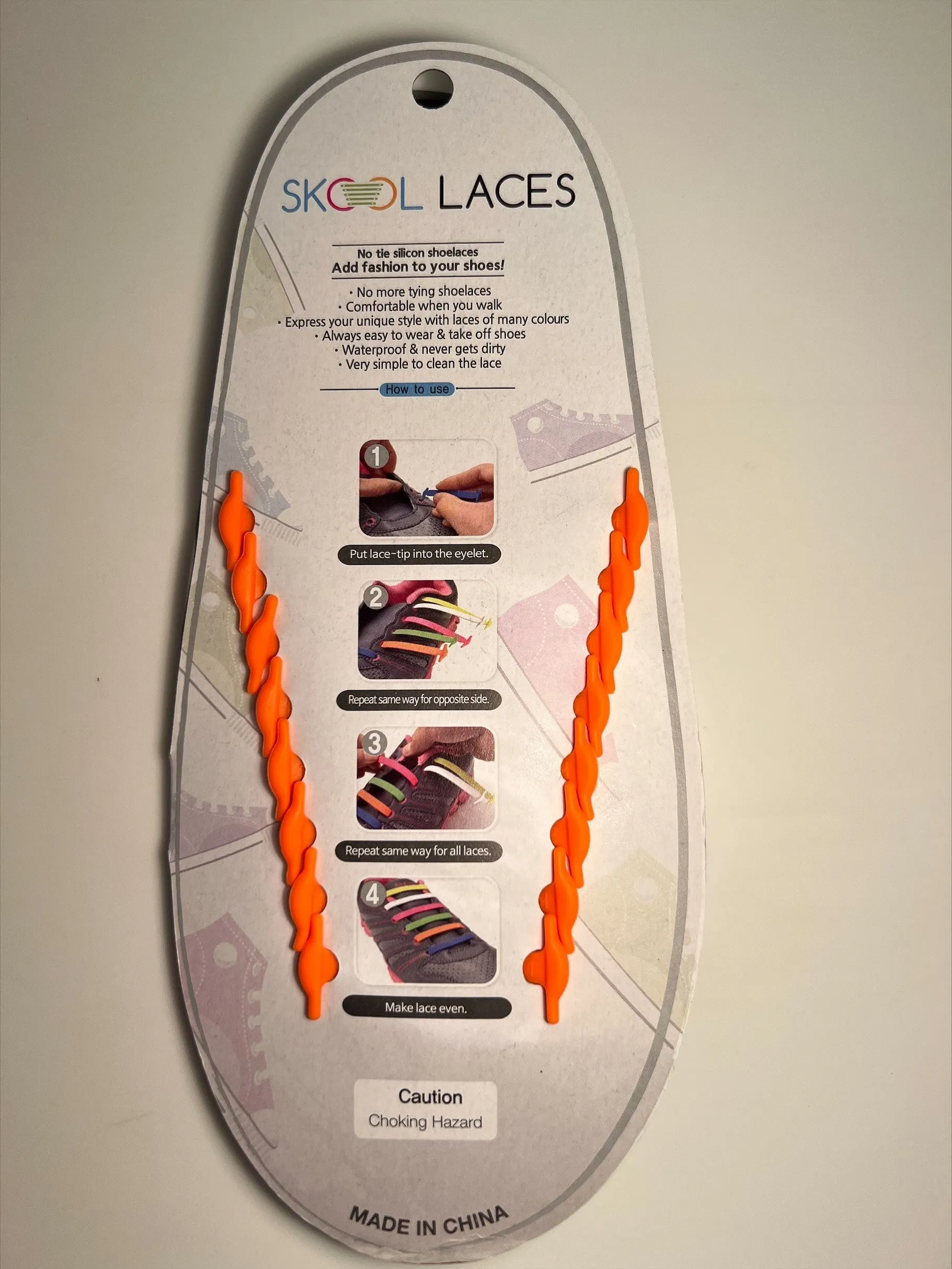 SKOOL LACES - ORANGE